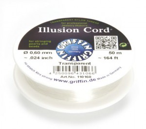 GRIFFIN Illusion Cord Прозрачная нейлоновая нить, 0,60 мм, 50 м, арт.110160